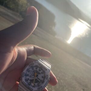 G-Shock manga edition White and Black Watch Japan